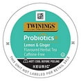thumbnail image 3 of Twinings Probiotics+ Lemon & Ginger Herbal Tea, Supports Digestive Health, K-Cup Pods for Keurig, Naturally Caffeine Free, 24 Count (Pack of 1), 3 of 3