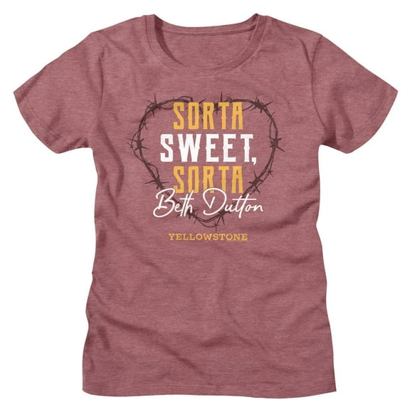 Yellowstone Sorta Beth Dutton Mauve Heather Women's T-Shirt