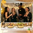 thumbnail image 2 of 50 Pcs Square Plastic Serving Bowls Disposable Snack Salad Bowl Small Party Candy Bar Containers Taco Bar Serving Dishes for Buffet Chips Fruit (16 oz,Black, Gold), 2 of 6