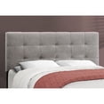 thumbnail image 2 of Grey Linen Fabric Upholstered Queen Bed - Fits Well in Small Bedrooms, 2 of 2
