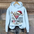 thumbnail image 2 of Sweat à Capuche Imprimé de Noël pour Femmes, 2 of 3