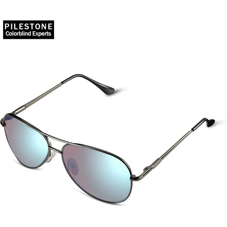 Aviator color hot sale blind glasses