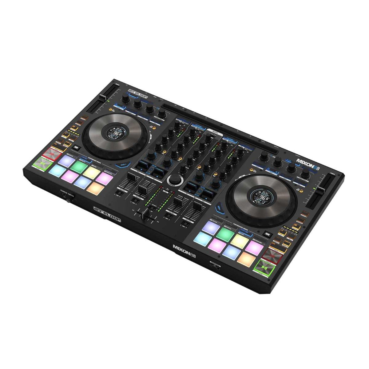 Reloop AMS-MIXON-8-PRO 4-Channel Hybrid DJ Controller with Carry Bag Package