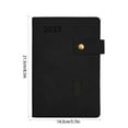 thumbnail image 3 of 2025 Daily Planner - Daily Planner One Page Per Day, Jan. 2025 - Dec. 2025, Page A Day Calendar, 8.46x5.51x1.06in, Agenda for 365 Day - Leather Hardcover, 3 of 7