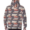 thumbnail image 5 of Hoodies for Men - stack books cute vintage print Long Sleeve Comfrt Men'S Fashion Hoodies & Sweatshirts, Sweatshirts for Men Hoodies Pullover Clothing Clothes with Pouch, 5 of 7