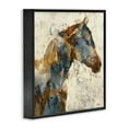 thumbnail image 3 of Stupell Industries Abstract Horse Layered Blocked Strokes Earth Tones Painting White Framed Art Print Wall Art, Design by Scott Brems, 3 of 5