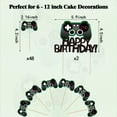 thumbnail image 2 of 50 Pieces Video Game Cake Toppers Gaming Cupcake Toppers Gamer Cake Decorations Set Video Game Controllers Cake Toppers Happy Birthday Cake Decorations Picks for Kids Gaming Themed Birthday Party, 2 of 7
