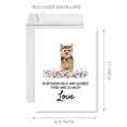 thumbnail image 5 of Koyal Wholesale Jumbo Pet Sympathy Card with Envelope, Norwich Terrier, Dog Grief Bereavement Card 8.5" x 11", 1-Pk, 5 of 5