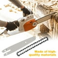 thumbnail image 3 of PENGXIANG Chainsaw Chain 6 Inch Mini Chain Saw Chain Wear Resistant Heavy Duty Chainsaw Chain Guide Bar Carpenter Woodworking Tool for Wood Branch Cutting, 3 of 6