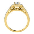 thumbnail image 2 of Aonejewelry 0.85 Carat Halo Daimond Engagement Bridal Set 14K Yellow Gold, 2 of 4