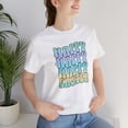 thumbnail image 4 of Happy Easter, Bella & Canvas, Unisex Cotton Short Sleeve T-Shirt, XS - 5XL, 4 of 5