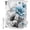 Blue, White, Gray, variant on Shower Curtains for Bathroom, Blue Grey Spring Floral Waterproof Fabric Shower Curtain, Summer Botanical Flowers Butterfly Decorative Bathroom Curtain for Bathtub, 36"x72", No Hooks Included