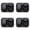 Black 4PCS, variant on Extra Large Silicone Cake Mold Baking Cake Pan For Large Head Cake Mold Head Mask Baking Cake Mold