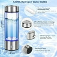 thumbnail image 4 of Hydrogen Water Bottle - Portable Hydrogen Generator Cup for Health & Wellness | Anti-Oxidant, Detox & Energy Boost | Rechargeable & BPA-Free, 4 of 5