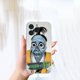 thumbnail image 3 of Funda de teléfono b-beetlejugos 2 para iPhone, 14, 13, 12, 11 Pro Max, XS Max, X, XR, 7, 8 Plus, Mini, material de TPU azul, película caliente, 3 of 5