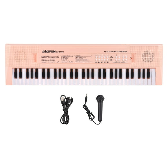 Electronic organ, Mode Portable 61 Key Piano Mode Portable Siuke With Dual Dual Mode 5 Different Piano 6 Musical With Dual Piano Musical With Piano Qisuo 61 Huiop