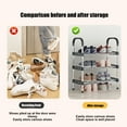 thumbnail image 3 of YZEGDCH Shoe Rack for Closet Shoe Rack for Small Space Shoe Organizer for Closet, Entryway, Garage & Corridor, Stackable Shoe Shelves, Medium, 3 of 6