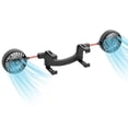 thumbnail image 2 of Ventilador de coche USB 5V, ventilador de ventana automático con velocidad Variable, doble cabezal, rotación, viento fuerte, espejo trasero, Mini ventilador USB para camión Fivean unisex, 2 of 2
