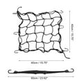thumbnail image 3 of Unique Bargains 3pcs Motorcycle Net 40cm Elastic Luggage Cargo Net 60cm Helmet Net for Motorcycle and Bike, 3 of 6
