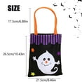 thumbnail image 3 of Gkeoshab Rangement Textile pour la Maison Étui de Rangement Sacs d'Halloween Sacs Fourre-Tout Multifonctions pour Bonbons avec Poignées Sacs de Friandises Réutilisables Non Tissés pour la Maison et le Jardin d'Halloween, 3 of 7