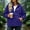 Purple, variant on Women Half Zip Hooded Anorak Windbreaker Pullover Jacket with Pockets Casual Lightweight Windproof Outdoor Coat White