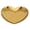 Gold, variant on Stainless Steel Heart Shaped Nail Art Palette DIY Cosmetic Makeup Painting Color Mixing Tray Professional Manicure Tool Silver 3.3 x 3.3 inches / 8.5 x 8.5 cm