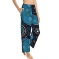 thumbnail image 2 of Balery Bohemian Turtle print Women's Pajama Pants,Ultra Lightweight Pjs,Lounge Pant-Large, 2 of 9