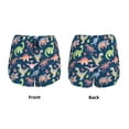 thumbnail image 5 of Lsque Dinosaur Printed Women's Running Shorts with Liner Pockets,Elastic Quick Dry Workout Athletic Gym Yoga Shorts,Womens High Waist Shorts-Large, 5 of 9