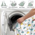 thumbnail image 4 of Cute Dinosaur Cartoon Pattern Soft Sherpa Fleece Throw Blanket, Warm Cozy Plush Blanket for Sofa Bed Couch, All Season, 50"x60", 4 of 5