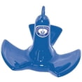 thumbnail image 2 of Greenfield Ancre de Bateau 514-R Traditionnelle; Style Fluvial Tri-Fluke; pour Bateau jusqu'à 15 Pieds de Longueur; 14 Livres; Revêtement PVC; Bleu Royal; Fonte; Ancre Seulement, 2 of 3