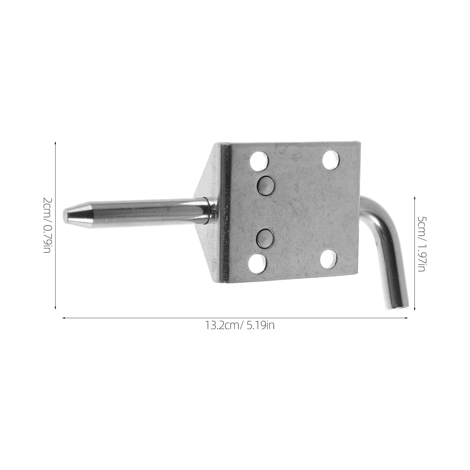 LABRIMP Trailer Lock Pin Latch Pin Stainless Steel Silver For Trailer Securing 1Pack