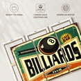 thumbnail image 6 of Elephant Stock Billiards Club Wall Art - Horizontal Multi Panel Canvas - Living Room Wall Decor - Wall Signs Multi Panel - Beige And Black Decor - 57" x 36", 6 of 8