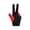 Red, variant on sunsanly 1Pc 3-Finger Billiards Glove Anti-slip Sweat-absorbing Breathable Men Women Left Hand Snooker Cue Sport Glove Billiards Accessories