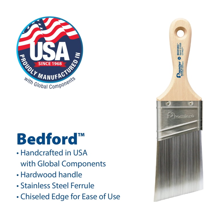 Bedford CT Poly 2" Short Angle Sash Brush, 3-Pack photo 6