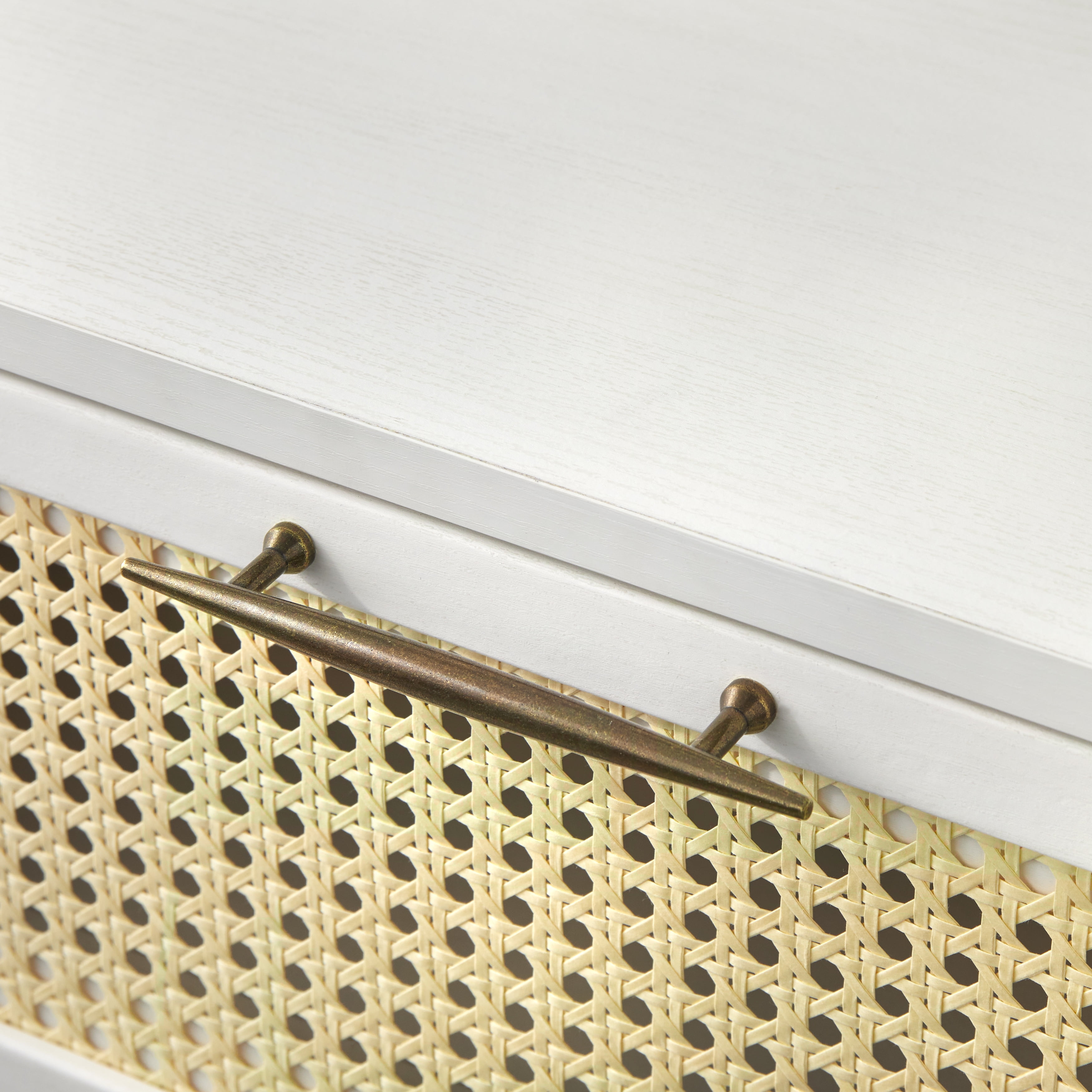 TMS Watson Single Drawer Nightstand, White