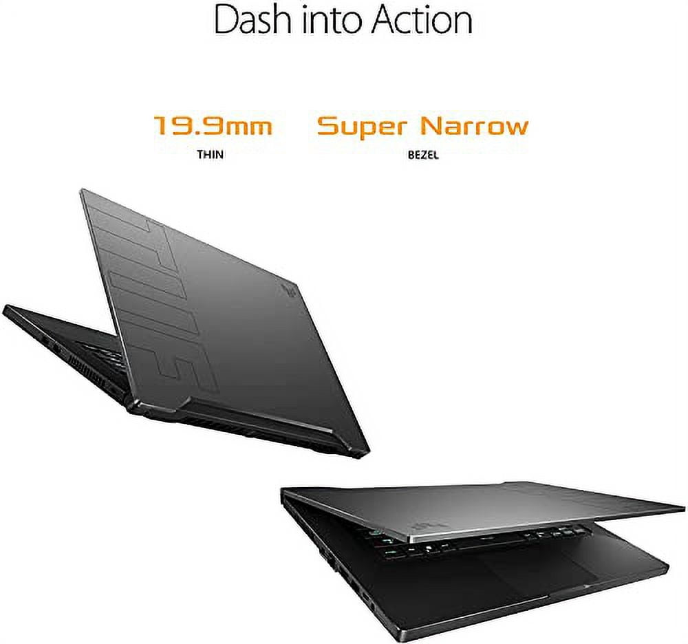 ASUS TUF Dash Gaming Laptop, 11th Gen Intel 4-Core i7-11370H, 15.6" FHD 144Hz IPS Display, NVIDIA GeForce RTX 3050Ti, 16GB DDR4 512GB SSD, Single-Zone RGB Backlit Keyboard, Type-C, Wi-Fi 6, Win11 Pro