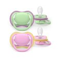 thumbnail image 3 of Philips Avent Ultra air Pacifier 6-18m green/quiet pink, 3 of 3