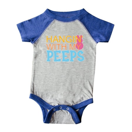 

Inktastic Hanging With My Peeps Gift Baby Boy or Baby Girl Bodysuit