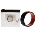 thumbnail image 1 of Anillo de Boda de Silicona 2Layer Lines - Rojo-Negro de ROQ para Hombre - Anillo de 15 mm, 1 of 1