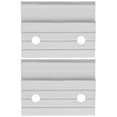 thumbnail image 1 of Phenofice Picture Frame Mounting Brackets Aluminium Alloy Flush Mounting Hardware 2 x French Cleat, 1 of 6