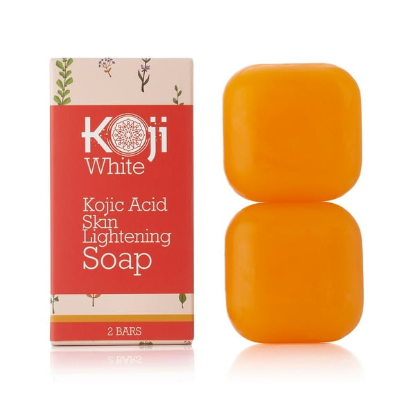 Pure Kojic Acid Skin Brightening Soap for Glowing & Radiance Skin, Dark Spots, Rejuvenate, Uneven Skin Tone (2.82 oz / 2 Bars) - Maximum Strength, SLS-Free, Paraben-Free - Dermatologist Tested