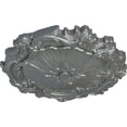 thumbnail image 3 of Ekena Millwork 16 3/4"OD x 1 3/8"P Plymouth Ceiling Medallion (Fits Canopies up to 1 5/8"), Hand-Painted Platinum, 3 of 6