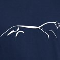 thumbnail image 3 of CafePress - Uffington Horse Black & White Dark T Shirt - Men's Classic Graphic Cotton T-Shirt, 3 of 4