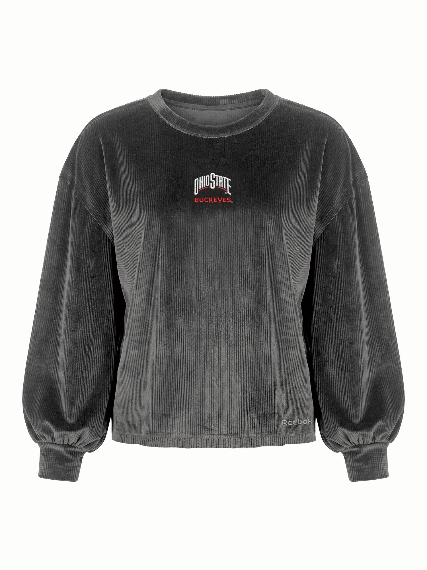 Ohio State Buckeyes Reebok Womens Crew Neck Pullover with Balloon Sleeves
