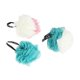 thumbnail image 1 of 3Pcs Bath Ball Large Shower Ball Double Color Mesh Bath Sponge Bath Bubble Net Bathing Supplies 50G (White and Pink + White and Cyan + Cyan), 1 of 4
