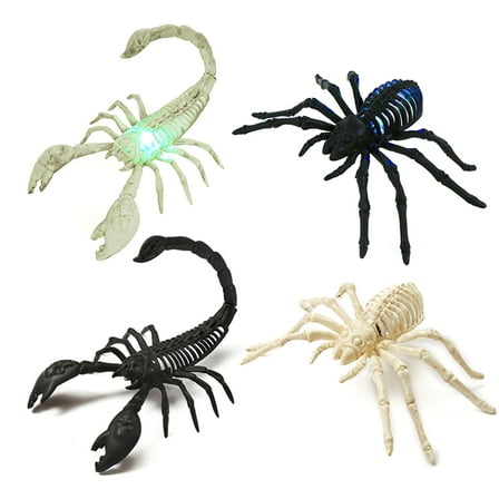 NICEXMAS Bugs Figurines Decorative Plastic Scorpion Black 1Pcs