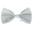 thumbnail image 1 of Pajarita liso para hombre 4.9 x 2.6 pulgadas blanco Sunnimix, 1 of 5