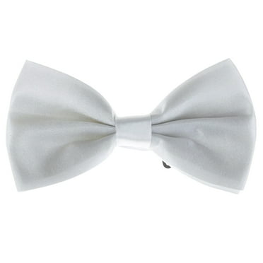 Tuxedo Bow Tie Bowtie Necktie For Men - White