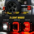 thumbnail image 4 of Xprite Inspire Series LED Taillights with Smoke Lens for 2007 -2018 Jeep Wrangler JK, 4 of 7