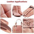 thumbnail image 5 of ELW Chap Splits Suede 4-5 oz 1.6-2mm Pink, Pre-Cut Piece 8-10 SQ FT - Split Leather AB Grade Cowhide - Perfect for Auto, Garments, Chaps, Bags, Vest, Aprons, Saddles, Moccasins, 5 of 7